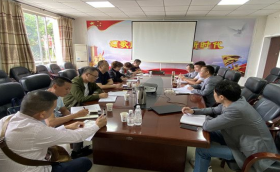 湖北省襄陽市同行到眉山市殯儀館參觀交流